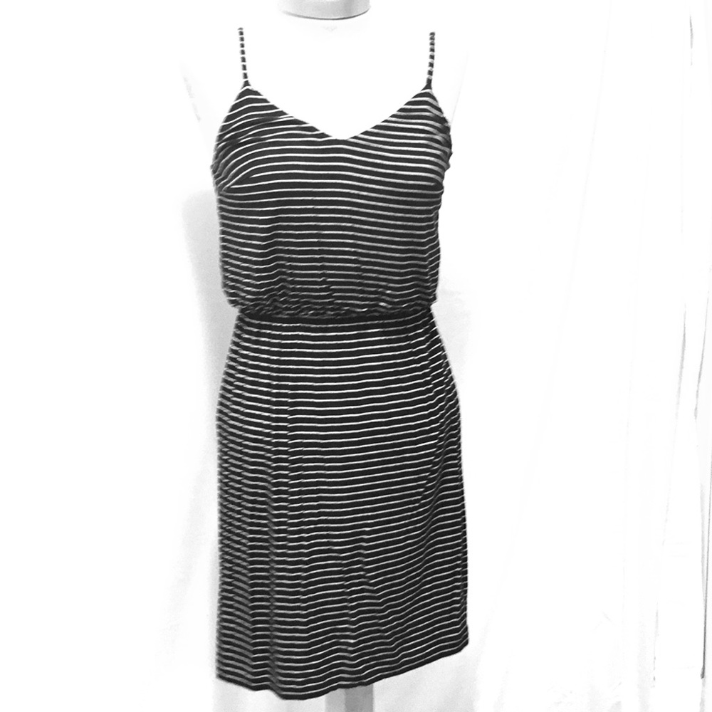 Gap Navy and White Stripe Summer Dress